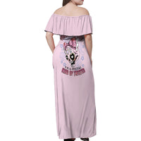 Don't Try To Figure Me Out Family Matching Off Shoulder Maxi Dress and Hawaiian Shirt - Wonder Print Shop