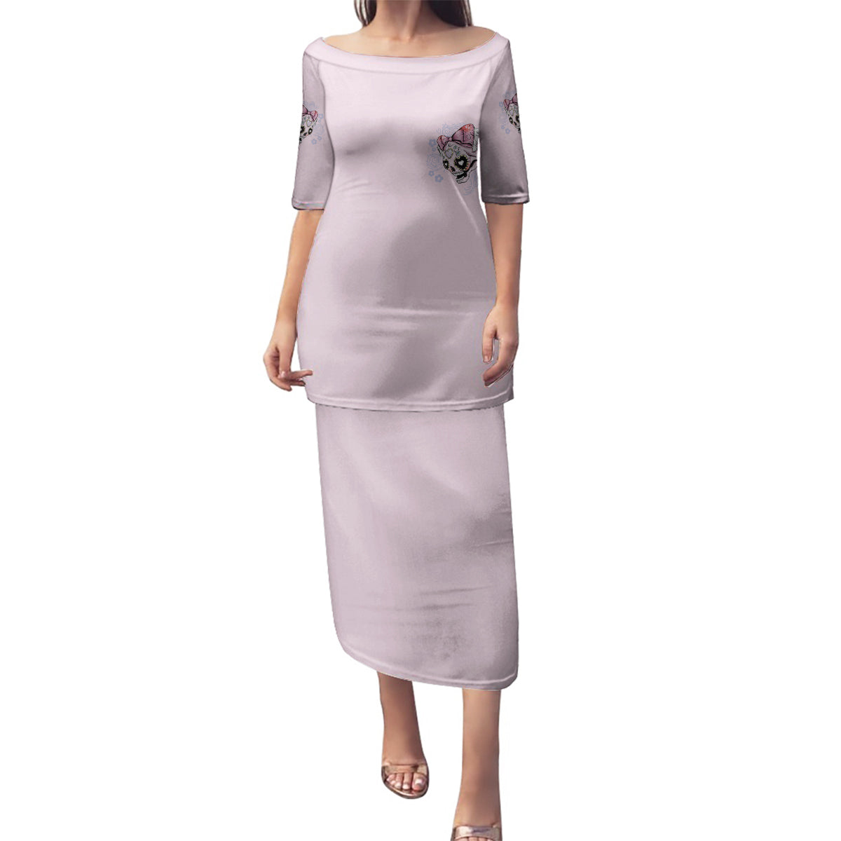 Don't Try To Figure Me Out Family Matching Puletasi Dress and Hawaiian Shirt - Wonder Print Shop