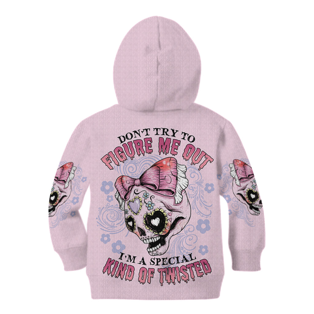 Don't Try To Figure Me Out Kid Hoodie - Wonder Print Shop