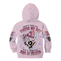 Don't Try To Figure Me Out Kid Hoodie - Wonder Print Shop