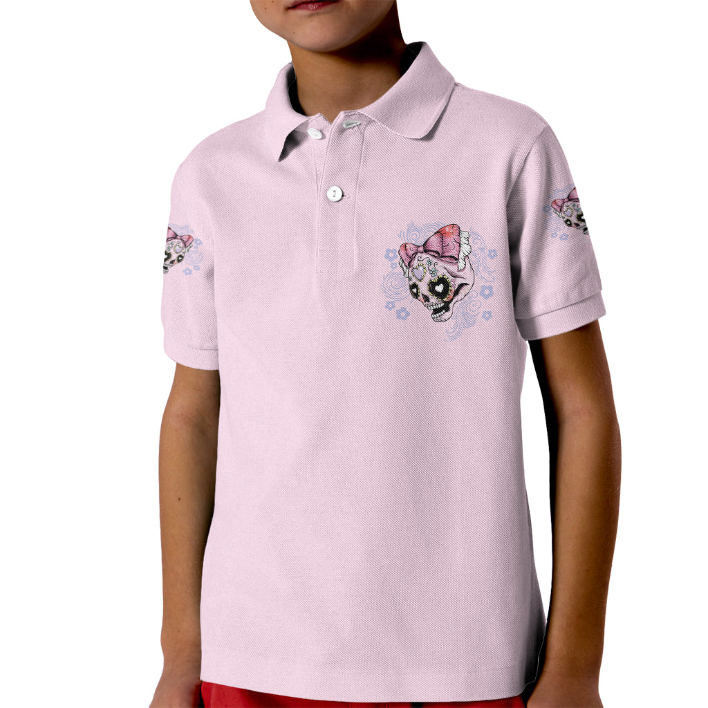 Don't Try To Figure Me Out Kid Polo Shirt - Wonder Print Shop