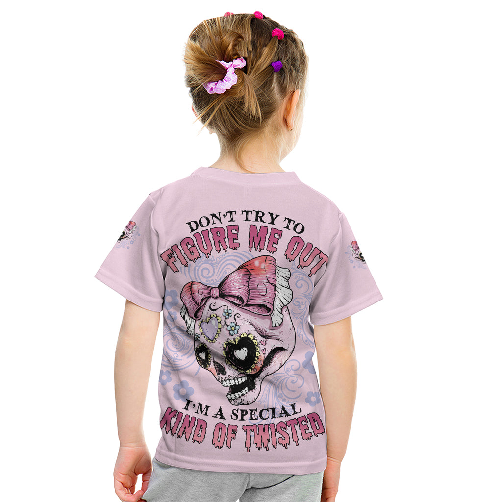 Don't Try To Figure Me Out Kid T Shirt - Wonder Print Shop