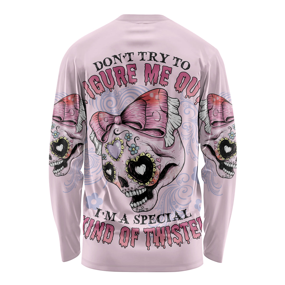 Don't Try To Figure Me Out Long Sleeve Shirt - Wonder Print Shop