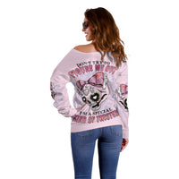 Don't Try To Figure Me Out Off Shoulder Sweater - Wonder Print Shop