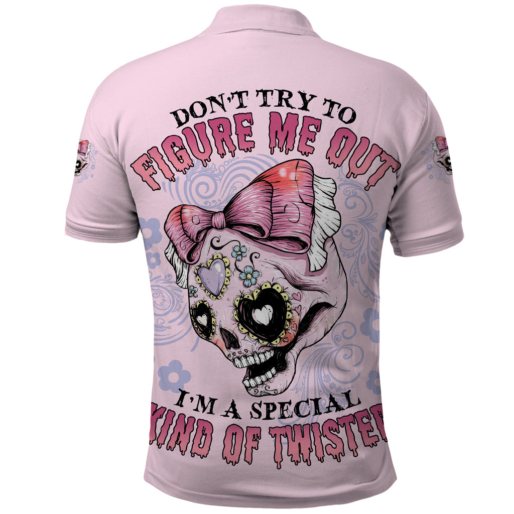Don't Try To Figure Me Out Polo Shirt - Wonder Print Shop