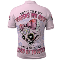 Don't Try To Figure Me Out Polo Shirt - Wonder Print Shop