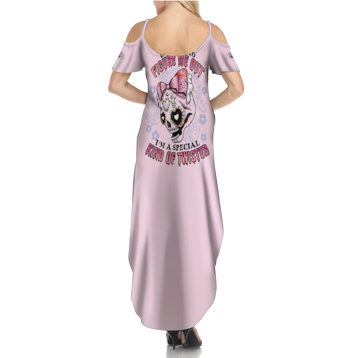 Don't Try To Figure Me Out Summer Maxi Dress - Wonder Print Shop