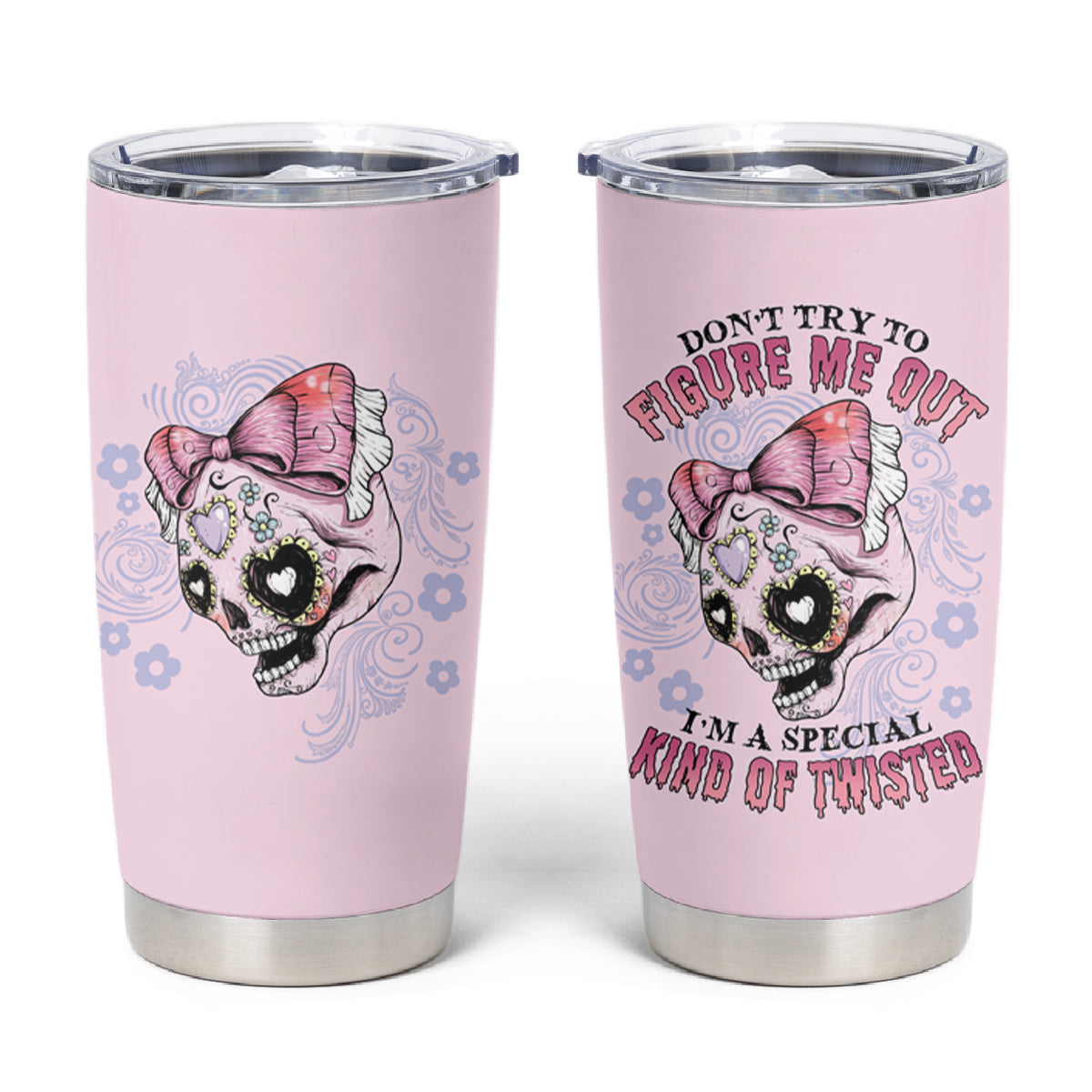 Don't Try To Figure Me Out Tumbler Cup - Wonder Print Shop