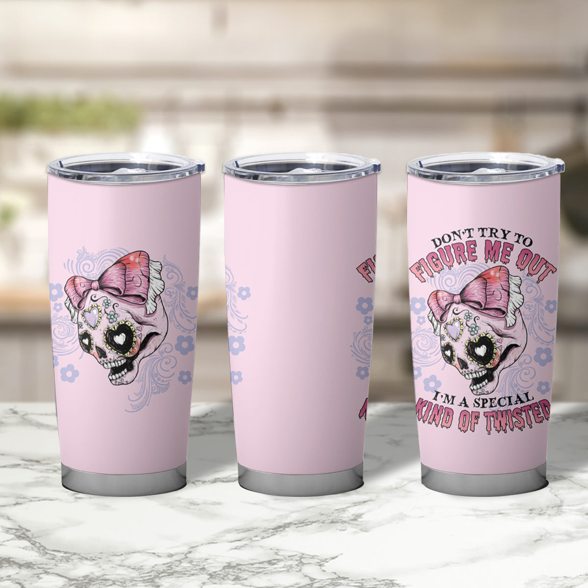 Don't Try To Figure Me Out Tumbler Cup - Wonder Print Shop