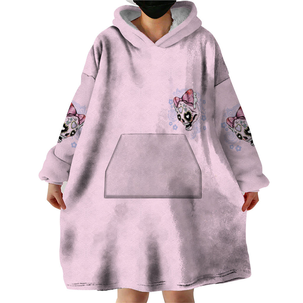 Don't Try To Figure Me Out Wearable Blanket Hoodie - Wonder Print Shop