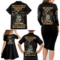 They'll Never Find You Family Matching Long Sleeve Bodycon Dress and Hawaiian Shirt - Wonder Print Shop