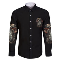 They'll Never Find You Family Matching Long Sleeve Bodycon Dress and Hawaiian Shirt - Wonder Print Shop