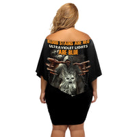 They'll Never Find You Family Matching Off Shoulder Short Dress and Hawaiian Shirt - Wonder Print Shop