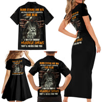 They'll Never Find You Family Matching Short Sleeve Bodycon Dress and Hawaiian Shirt - Wonder Print Shop