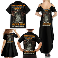 They'll Never Find You Family Matching Summer Maxi Dress and Hawaiian Shirt - Wonder Print Shop