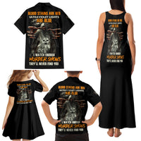 They'll Never Find You Family Matching Tank Maxi Dress and Hawaiian Shirt - Wonder Print Shop