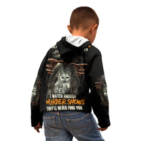 They'll Never Find You Kid Hoodie - Wonder Print Shop