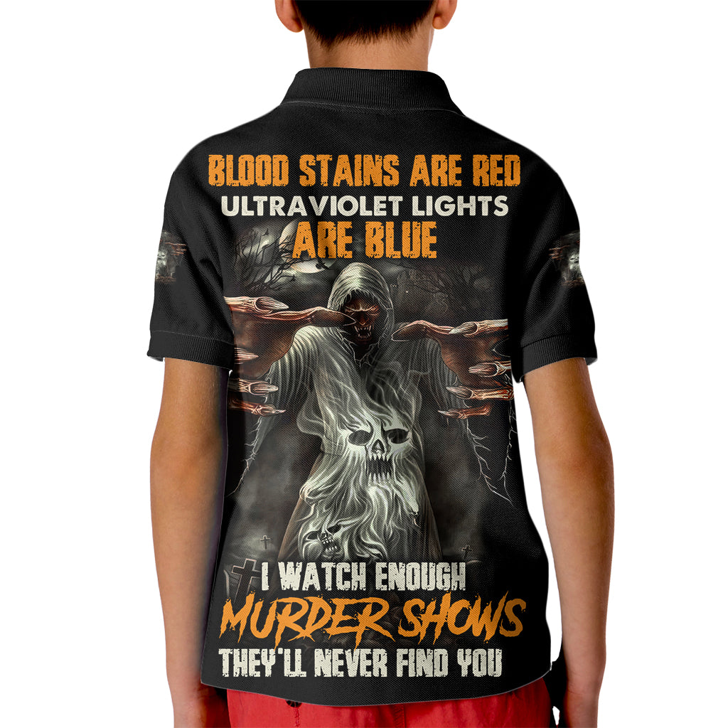 They'll Never Find You Kid Polo Shirt - Wonder Print Shop