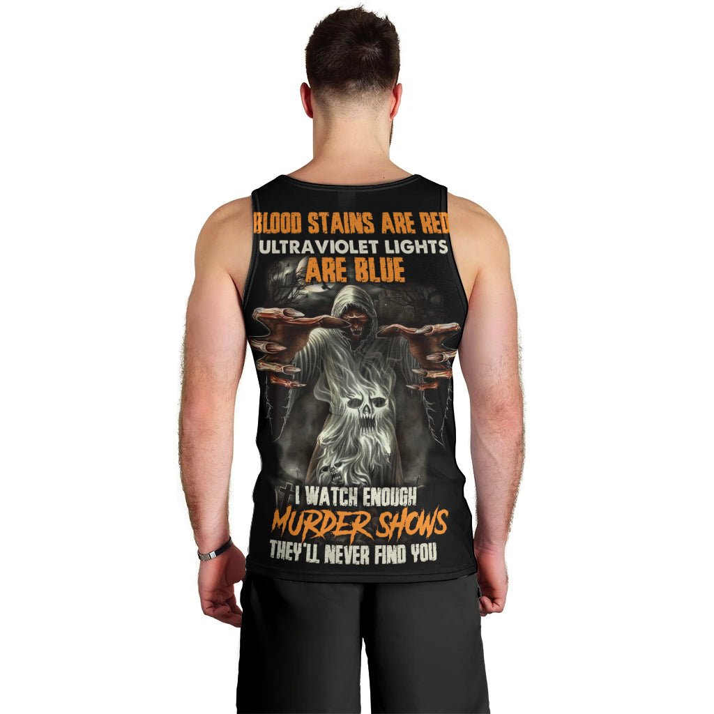 They'll Never Find You Men Tank Top - Wonder Print Shop
