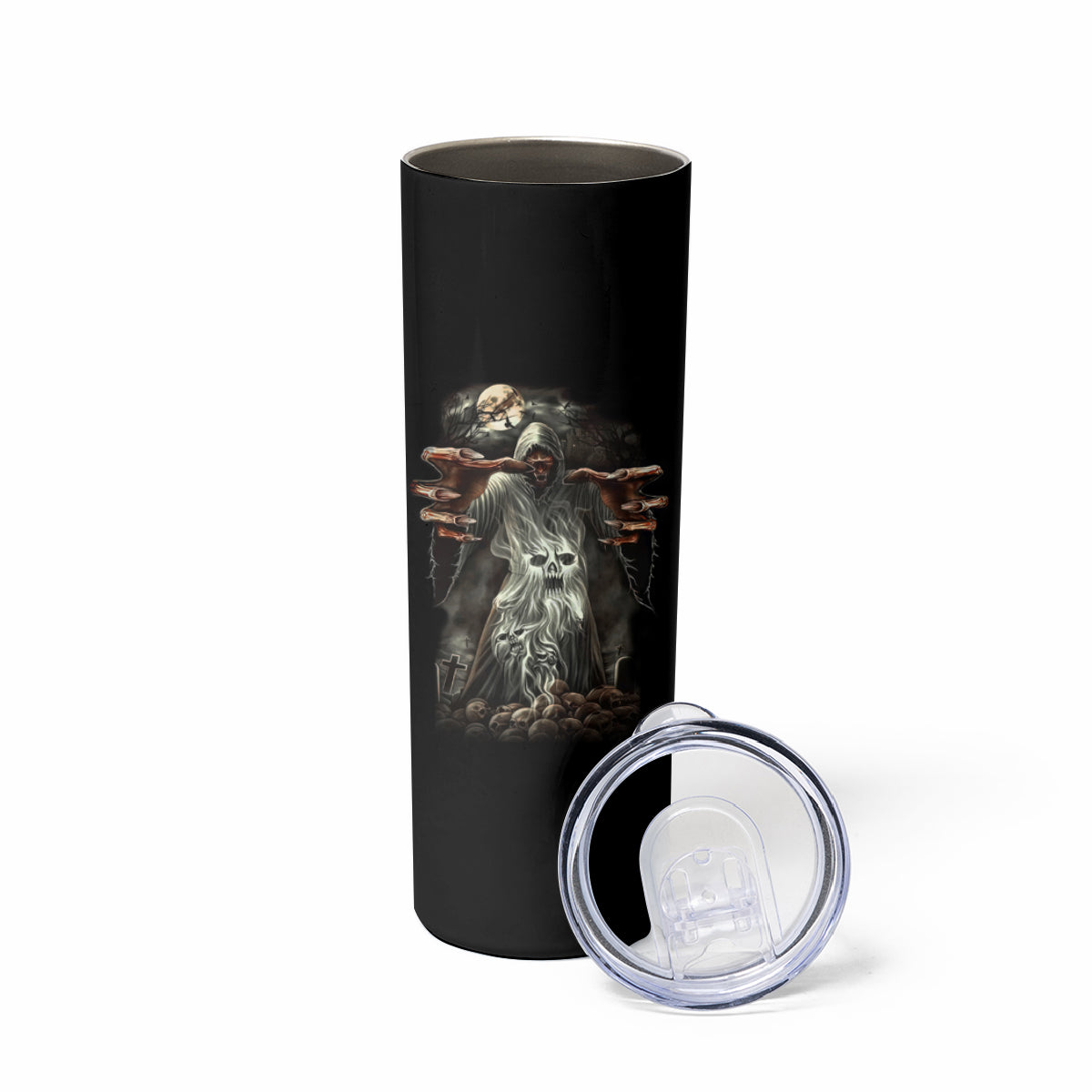 They'll Never Find You Skinny Tumbler - Wonder Print Shop