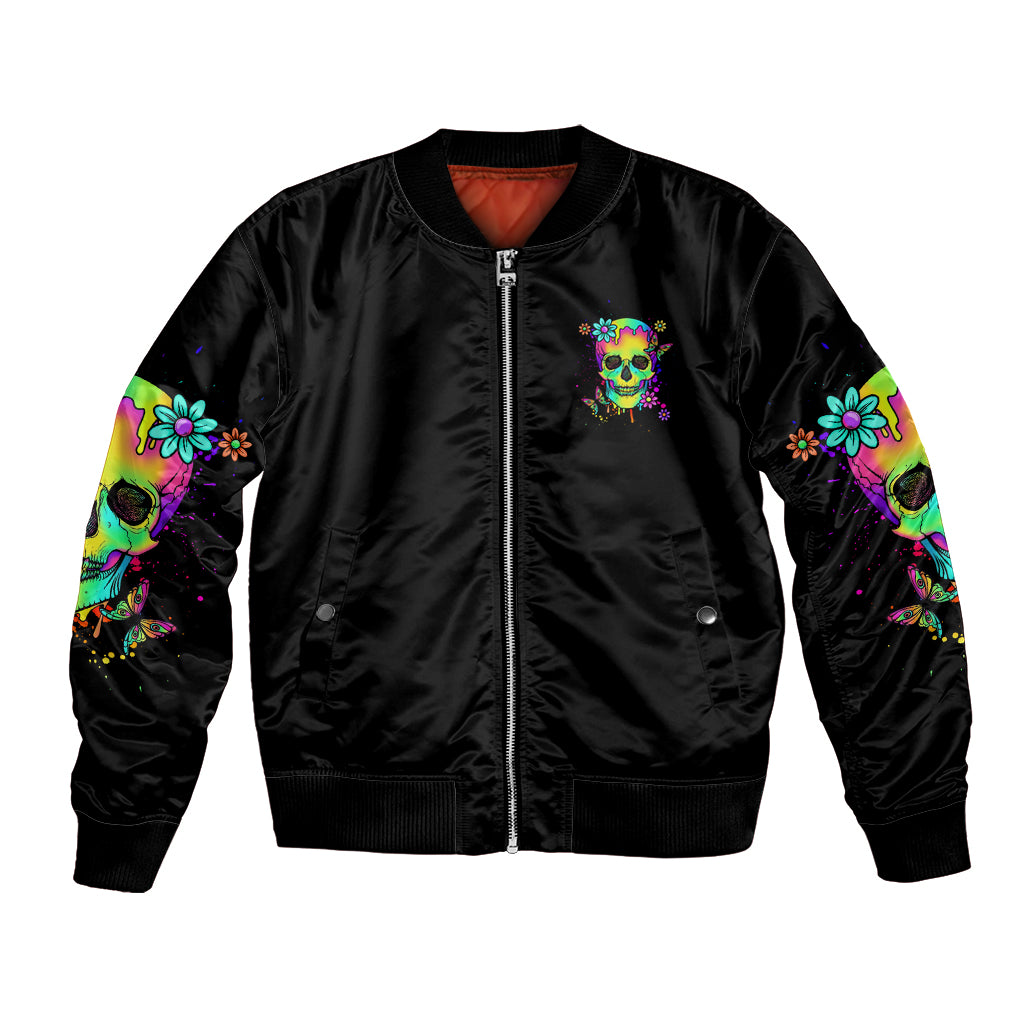 Yes I'm A B But Not Yours Bomber Jacket - Wonder Print Shop