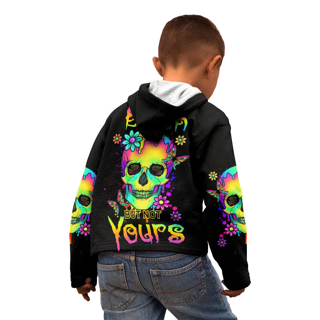 Yes I'm A B But Not Yours Kid Hoodie - Wonder Print Shop