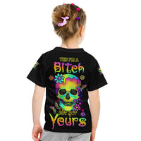 Yes I'm A B But Not Yours Kid T Shirt - Wonder Print Shop