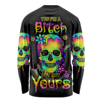 Yes I'm A B But Not Yours Long Sleeve Shirt - Wonder Print Shop