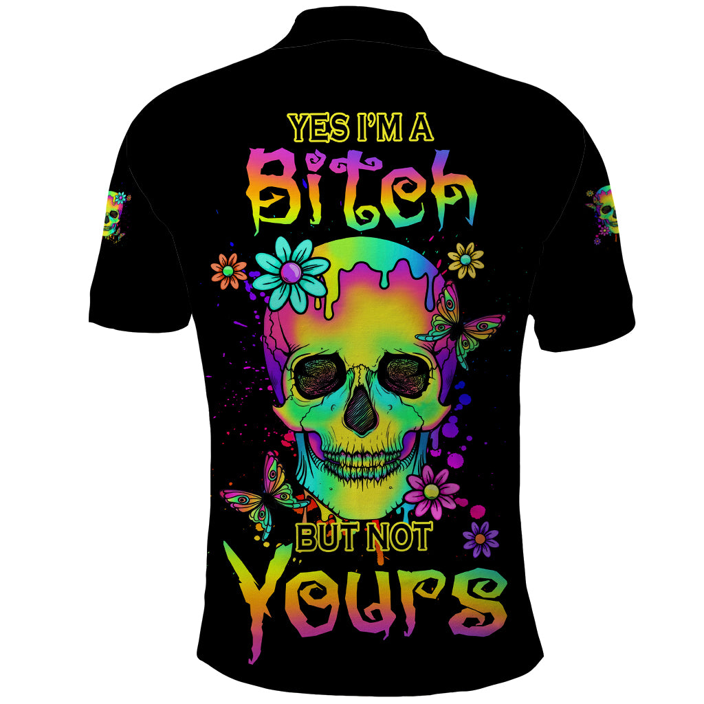 Yes I'm A B But Not Yours Polo Shirt - Wonder Print Shop