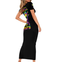 Yes I'm A B But Not Yours Short Sleeve Bodycon Dress - Wonder Print Shop