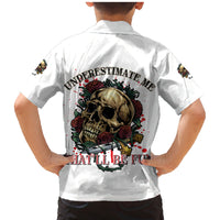 Underestimate Me That'll Be Fun Family Matching Mermaid Dress and Hawaiian Shirt - Wonder Print Shop