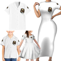 Underestimate Me That'll Be Fun Family Matching Short Sleeve Bodycon Dress and Hawaiian Shirt - Wonder Print Shop