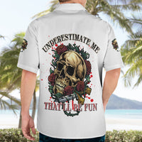 Underestimate Me That'll Be Fun Hawaiian Shirt - Wonder Print Shop