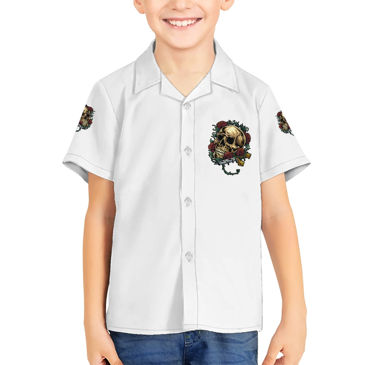 Underestimate Me That'll Be Fun Kid Hawaiian Shirt - Wonder Print Shop