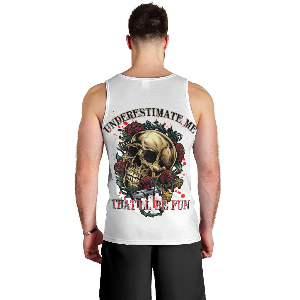 Underestimate Me That'll Be Fun Men Tank Top - Wonder Print Shop