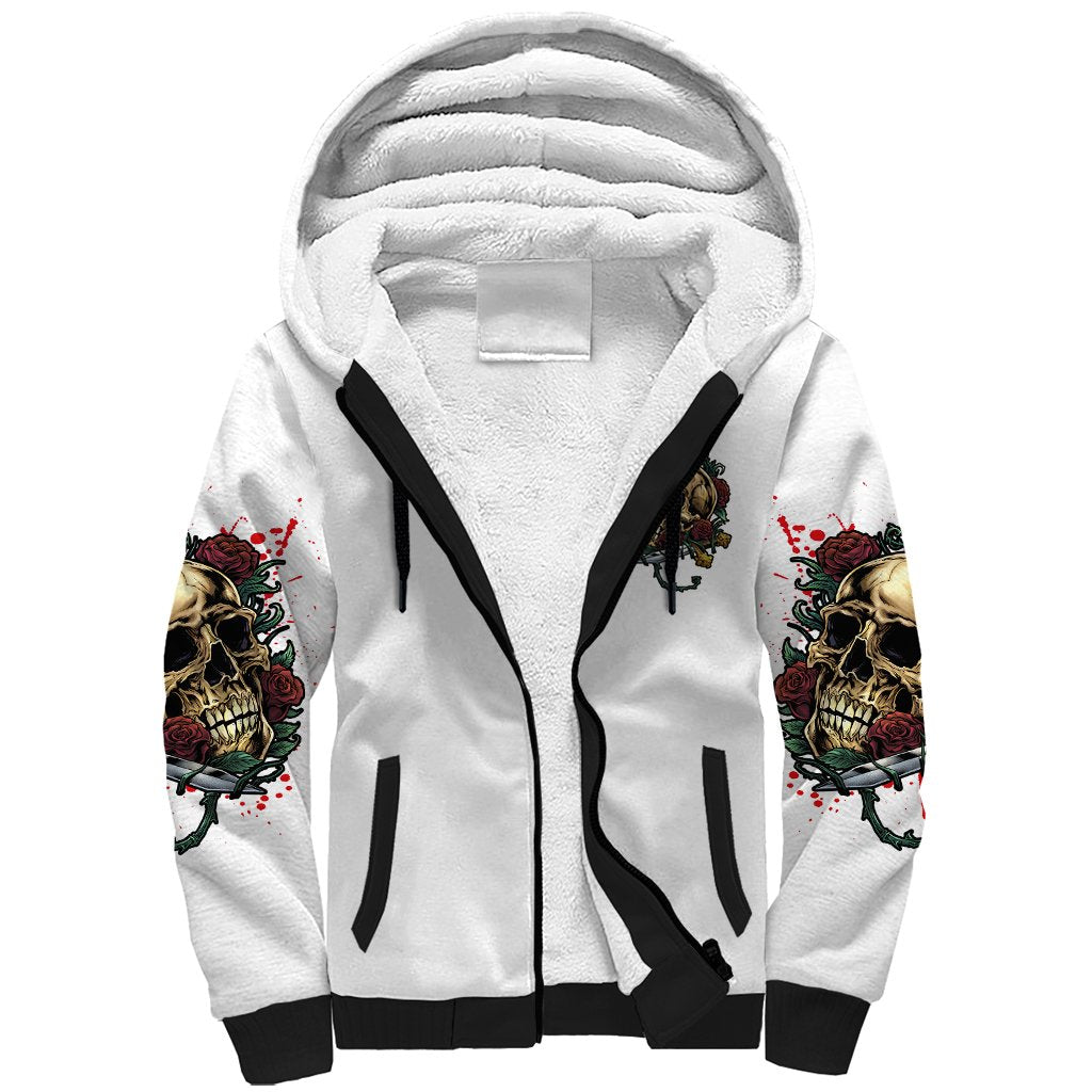 Underestimate Me That'll Be Fun Sherpa Hoodie - Wonder Print Shop