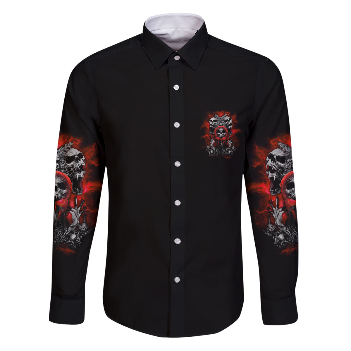 Walk Away I Have Anger Issues Skull Family Matching Puletasi Dress and Hawaiian Shirt - Wonder Print Shop