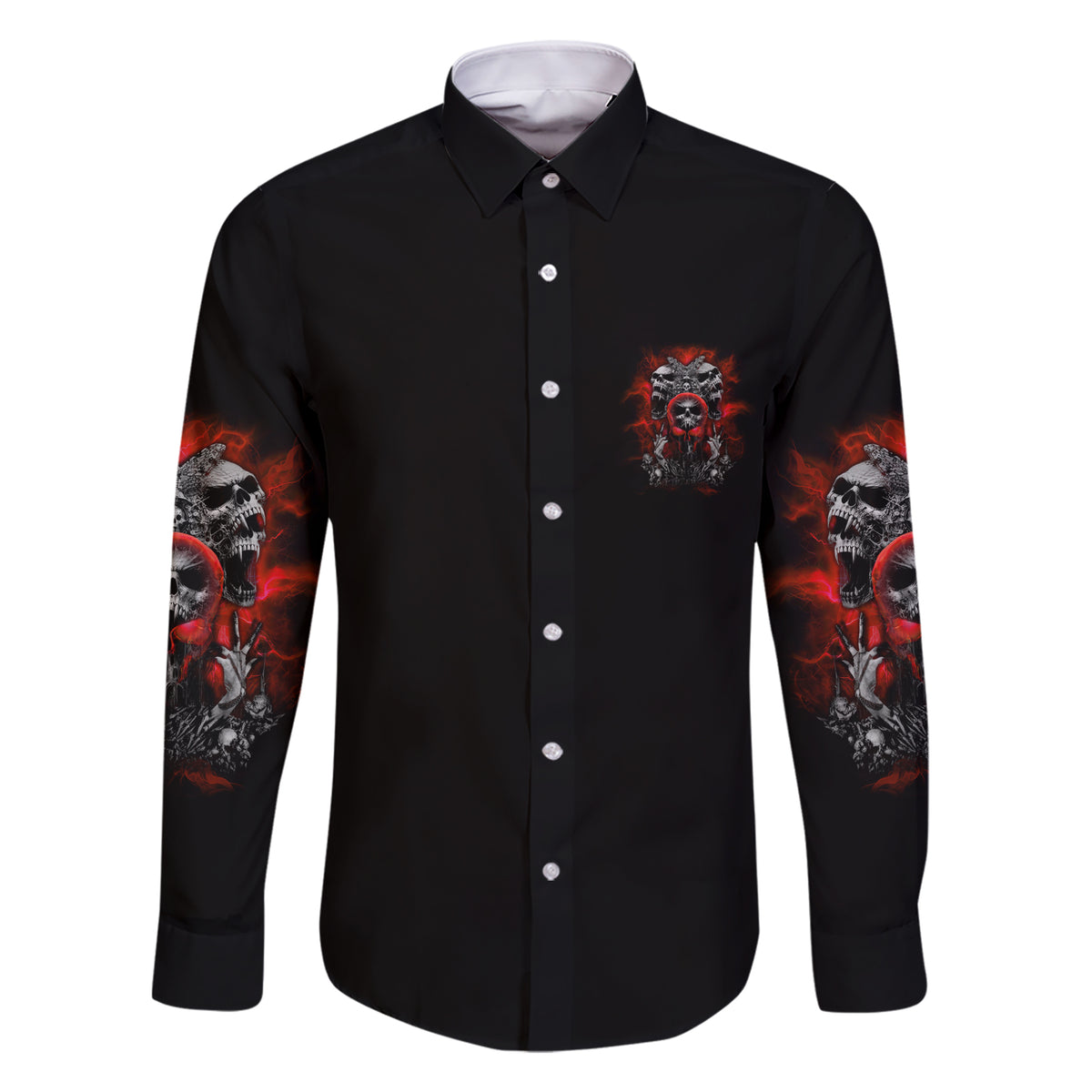 Walk Away I Have Anger Issues Skull Family Matching Short Sleeve Bodycon Dress and Hawaiian Shirt - Wonder Print Shop