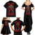 Walk Away I Have Anger Issues Skull Family Matching Summer Maxi Dress and Hawaiian Shirt - Wonder Print Shop