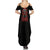 Walk Away I Have Anger Issues Skull Family Matching Summer Maxi Dress and Hawaiian Shirt - Wonder Print Shop