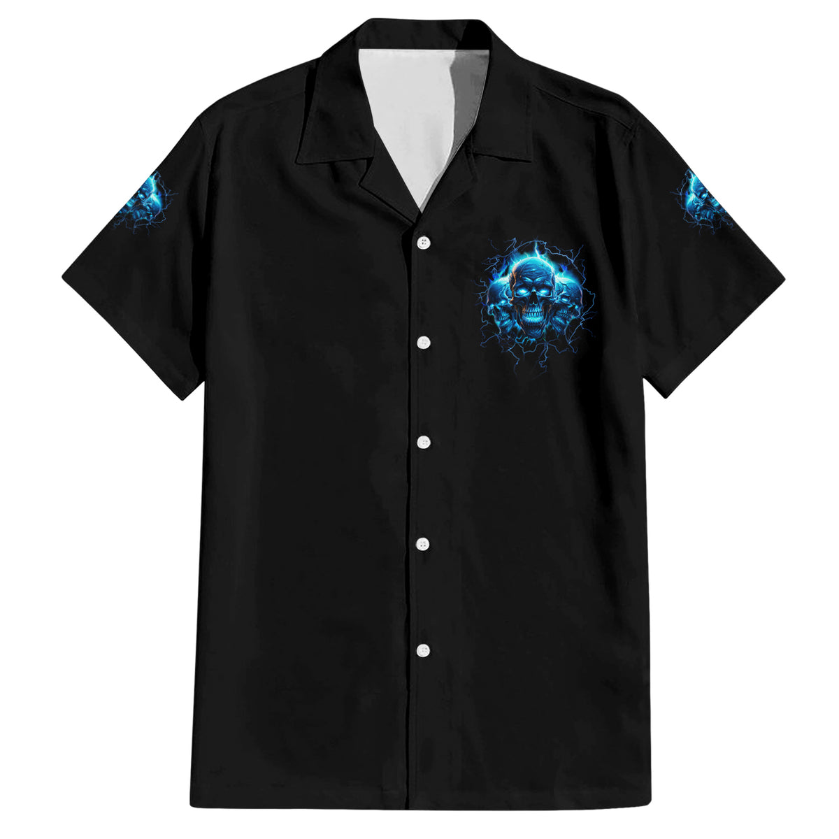 Your Demons Hide Under Your Bed Family Matching Short Sleeve Bodycon Dress and Hawaiian Shirt - Wonder Print Shop