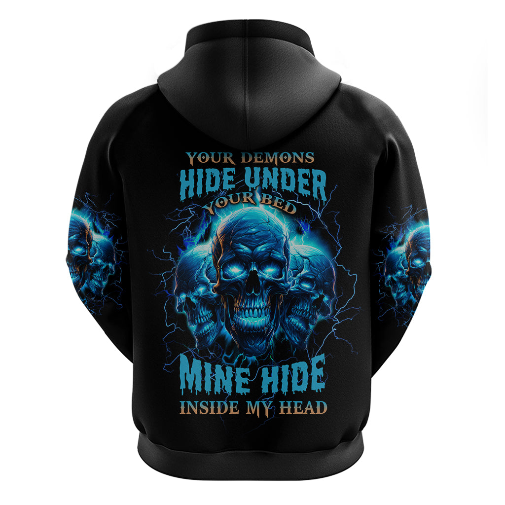 Your Demons Hide Under Your Bed Hoodie - Wonder Print Shop