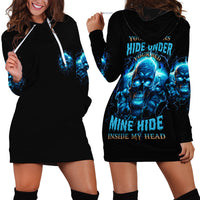 Your Demons Hide Under Your Bed Hoodie Dress - Wonder Print Shop