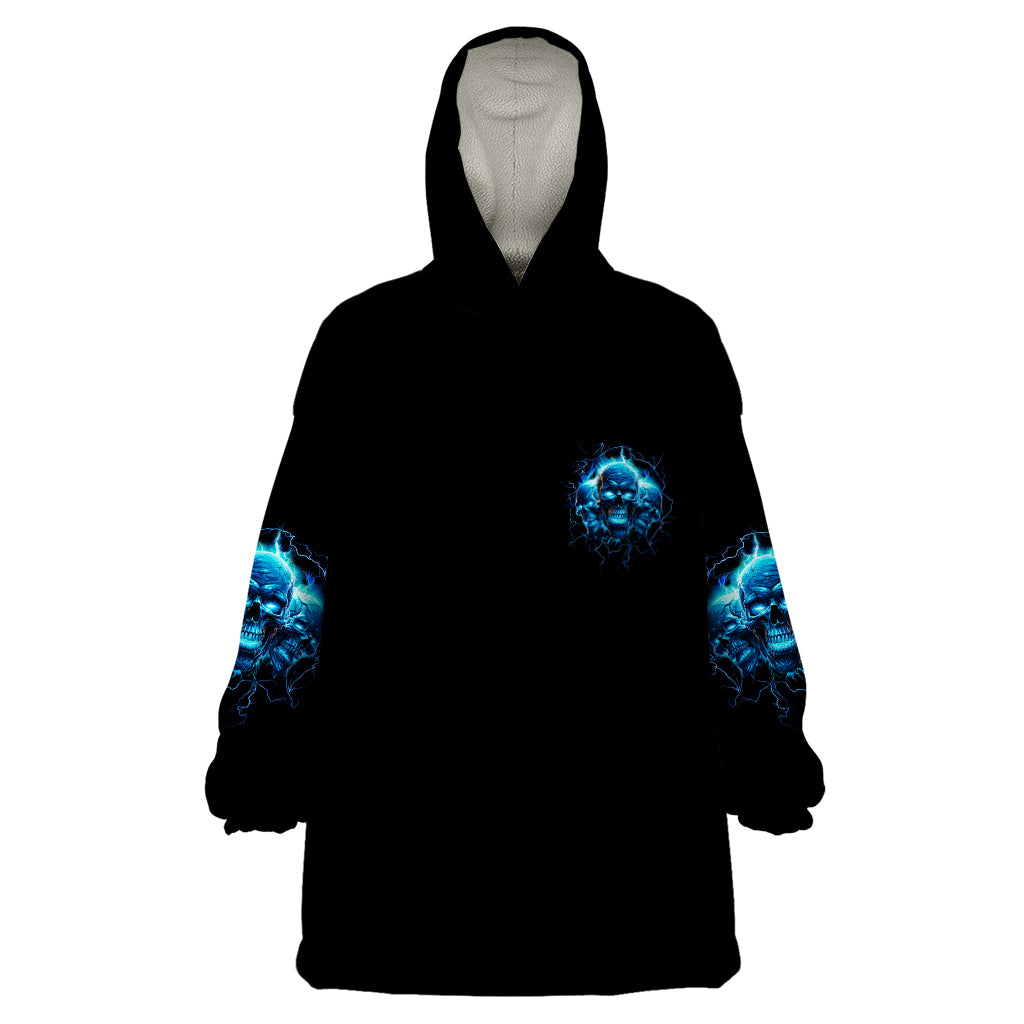 Your Demons Hide Under Your Bed Wearable Blanket Hoodie - Wonder Print Shop