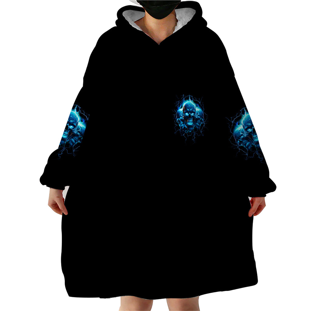 Your Demons Hide Under Your Bed Wearable Blanket Hoodie - Wonder Print Shop