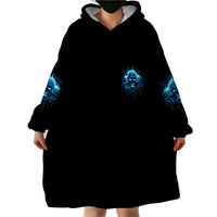 Your Demons Hide Under Your Bed Wearable Blanket Hoodie - Wonder Print Shop
