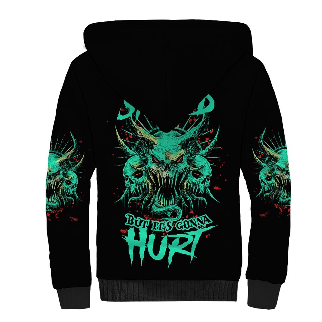 I Can Fix Stupid But It's Gonna Hurt Sherpa Hoodie - Wonder Print Shop