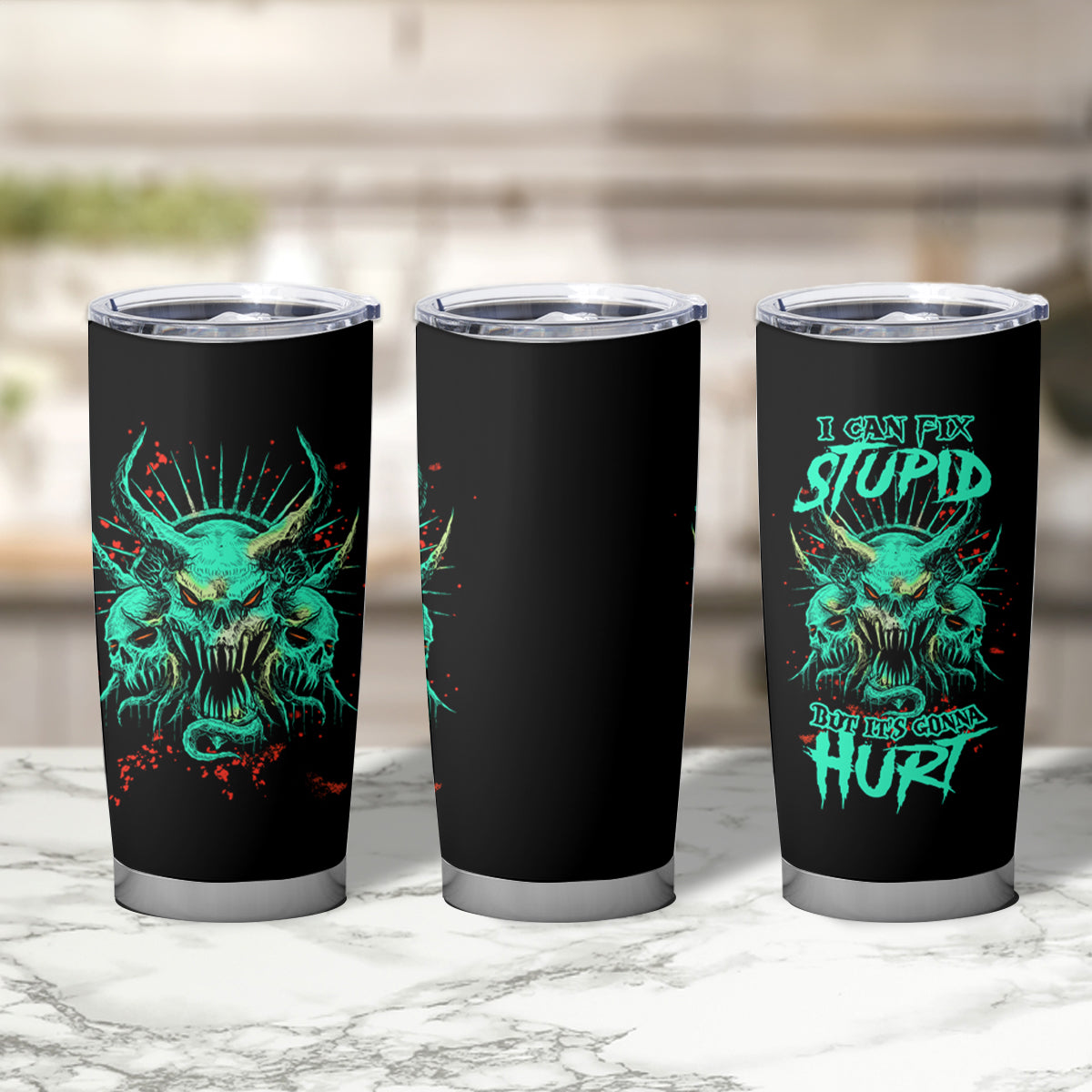 I Can Fix Stupid But It's Gonna Hurt Tumbler Cup - Wonder Print Shop