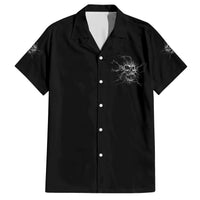 Even The Devil On My Shoulder Family Matching Short Sleeve Bodycon Dress and Hawaiian Shirt - Wonder Print Shop