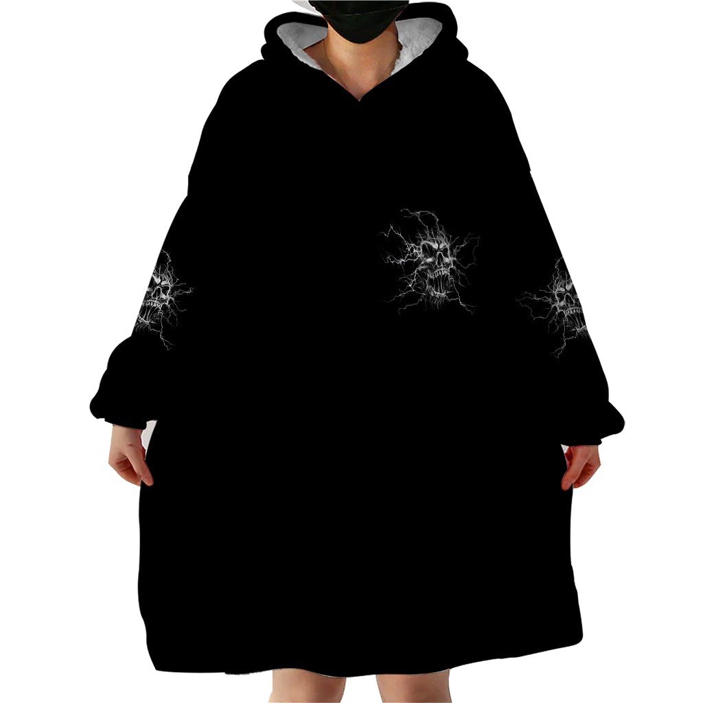 Even The Devil On My Shoulder Wearable Blanket Hoodie - Wonder Print Shop